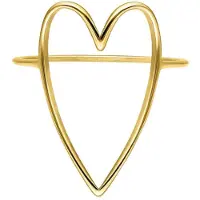 Wildcat Small Heart Ring - sormus - Kultainen metalli, 21,0 mm
