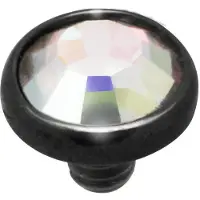 Wildcat Jewelled Disc for Internally Threaded - Aurora Boreale, 3,2 mm, 1,2 mm