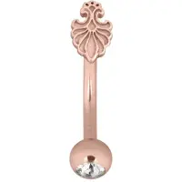 Wildcat Baroque Fan Micro Bananabell<!--641fd87b9d59f--> - 1,2 mm, 8,0 mm, Ruusukultainen metalli