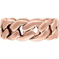 Wildcat Chunky Ring - sormus - Ruusukultainen metalli, 21,0 mm
