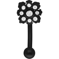 Wildcat Florescence Micro Bananabell<!--63eb154d62f5f--> - 1,6 mm, 12,0 mm, Musta metalli