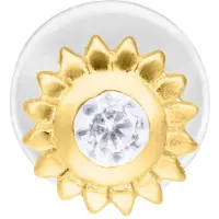 Wildcat Ice Flower Push-Fit Labret - Lävistyskoru - Kultainen metalli
