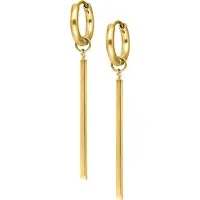 Wildcat Little Bar Hoops - huggies-korvarenkaat (pari) - Kultainen metalli