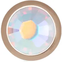 Wildcat Jewelled Disc for Internally Threaded - Aurora Boreale, 4,0 mm, 1,2 mm