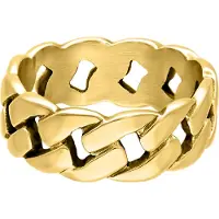 Wildcat Chunky Ring - sormus - Kultainen metalli, 18,0 mm
