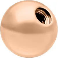 Wildcat Basic Threaded Ball - sisäkierteinen pallo - 8,0 mm, 1,6 mm, Ruusukultainen metalli