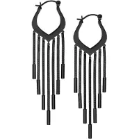 Wildcat Snakechain Hoops - korvarenkaat - Musta metalli