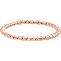 Wildcat Twisted Ring - sormus - Ruusukultainen metalli, 21,0 mm