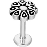 Wildcat Blossom Labret<!--640960aaefa64--> - Hopeinen metalli