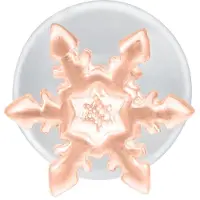 Wildcat Snowflake Push-Fit Labret<!--63f76e0c1f4e7--> - Ruusukultainen metalli