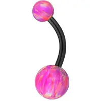 Wildcat Double Synthetic Opal Bananabell - 10,0 mm, Bubble Gum