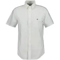 Gant Reg Oxford Ss Shirt - White - S