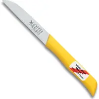 Robert herder straight classic 1966 peeling knife, yellow, 8,5 cm