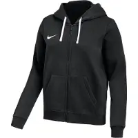 Nike Huppari Park 26 Fleece Full Zip - Musta/valkoinen Nainen, koko Medium