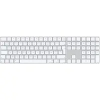 Apple Magic -näppäimistö Touch ID:llä ja numeronäppäimistöllä - Näppäimistö - USB-C - langaton - Bluetooth - AZERTY - Ranskalainen - valkoiset näpp...