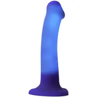Strap-On-Me Glow-LED dildo - Lila