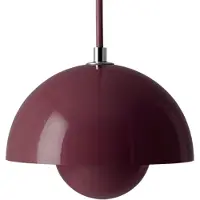 &tradition Flowerpot VP10 riippuvalaisin 16 cm, dark plum