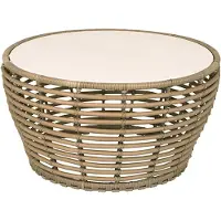Cane-Line Basket sohvapöydän jalusta 75 cm Natural Weave