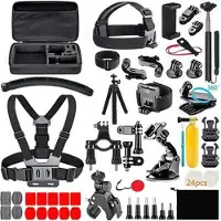 Mtp Products 71-in-1-toimintakameran lisävarustesarja GoPro-, DJI-, Insta360- ja AKASO-kameroille