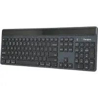 Targus Sustainable Energy Harvesting EcoSmart Keyboard (Nordic), näppäimistö, musta