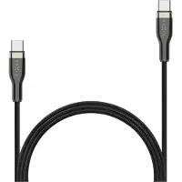 FIXED Kiinteä Kiinteä | Punottu kaapeli, 100W | FIXDB-CC12-BK | Musta | Musta