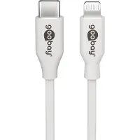 Goobay Lightning-USB-C-lataus- ja synkronointikaapeli