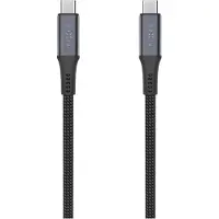 FIXED Armor 240W 4K - USB-C <-> USB-C - 2.0m - Harmaa
