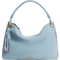 Tommy Hilfiger Th Statement Leather Bag Suede - Blue - ONE SIZE
