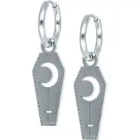 Wildcat Little Moon Coffin - korvarenkaat (pari) - Hopeinen metalli