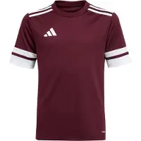 Adidas Toiminnallinen paita 'Squa25' burgundin punainen / valkoinen