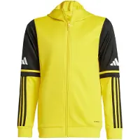 Adidas Urheilullinen collegetakki keltainen / musta / valkoinen