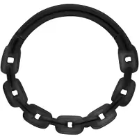 Wildcat Anchor Chain Clicker - saranallinen rengas - Musta metalli, 8,0 mm