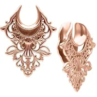 Wildcat Ear Saddles Baroque - Ruusukultainen metalli, 16,0 mm