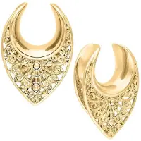 Wildcat Ear Saddles Oriental - Kultainen metalli, 22,0 mm