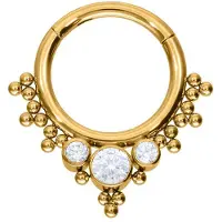 Wildcat Crystal Bindi<!--63eb0af32d9bd--> - Kultainen metalli