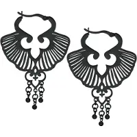 Wildcat Ginkgo Leaf Hoops - Schwarz
