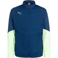 Puma Urheilutakki 'Individual' tummansininen / harmaa / minttu