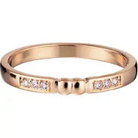 Lumoava Sinä & Minä timanttisormus keltakulta L72262830185