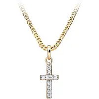 Lykken Crosses kultainen ristiriipus zirkonioilla 10.5mm