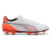 Puma King Match Fg/ag Untamed - Valkoinen/hopea/hehkuva Punainen, koko 44