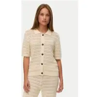 Vero Moda Vmhayley 2/4 Poloneck Cardigan Boo - Cream - XL