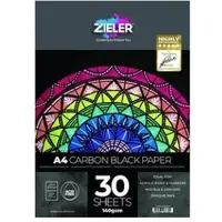 Zieler Black paper pad A4 30 sheets140g