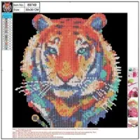 Centrum Diamond Painting 30*30cm. TIGER