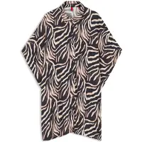 HUGO for woman. 50561289 Fancy dress black, brown (M), Casual, Animal Print, Viscose, Short sleeve