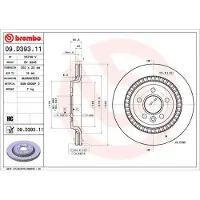 Brembo Jarrulevy (1kpl) 09.D393.11