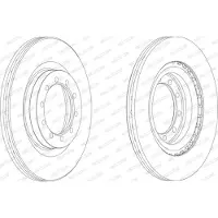 FERODO Jarrulevyt FCR183A, 1 Kappale