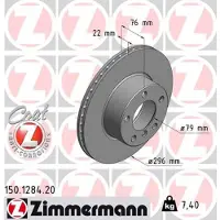 ZIMMERMANN Jarrulevy (1kpl) 150.1284.20