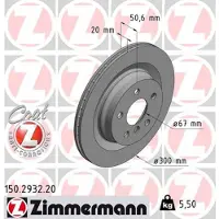 ZIMMERMANN Jarrulevy (1kpl) 150.2932.20