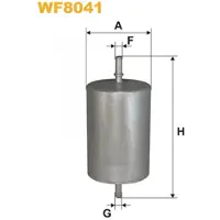 WIX FILTERS Polttoainesuodatin WF8041