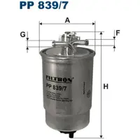 FILTRON Polttoainesuodatin PP 839/7
